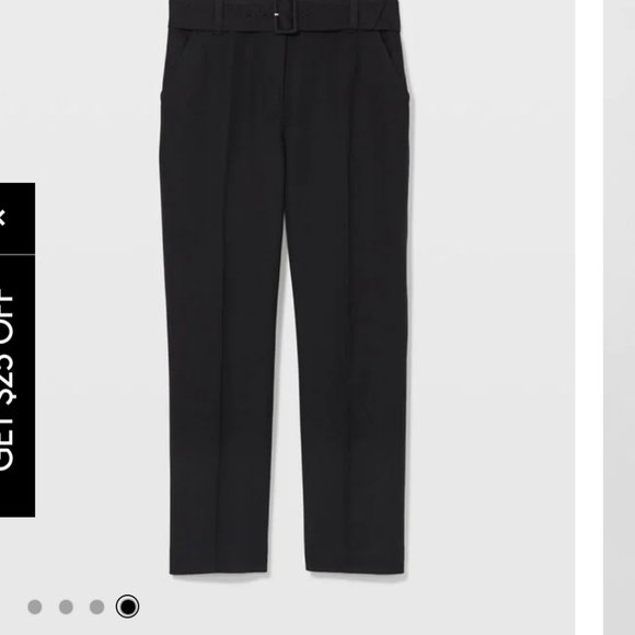 clum Monaco belted linen blend trouser - Picture 1 of 7